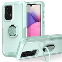 Nalacover For Samsung Galaxy A14 5G Slim Case,Luxury Hybrid Hard PC and TPU Rugged Bumper 3-In-1 Rotatable Magnetic Ring Kickstand Four Corner Guard Shockproof Anti-Scratch Back Phone Cover.Green