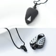 thumbnail image 6 of Angel Wing Heart Cremation Urn Necklace Holds Loved Ones Ashes, Memorial Keepsake Cremation Jewelry Necklace for Women, 6 of 7