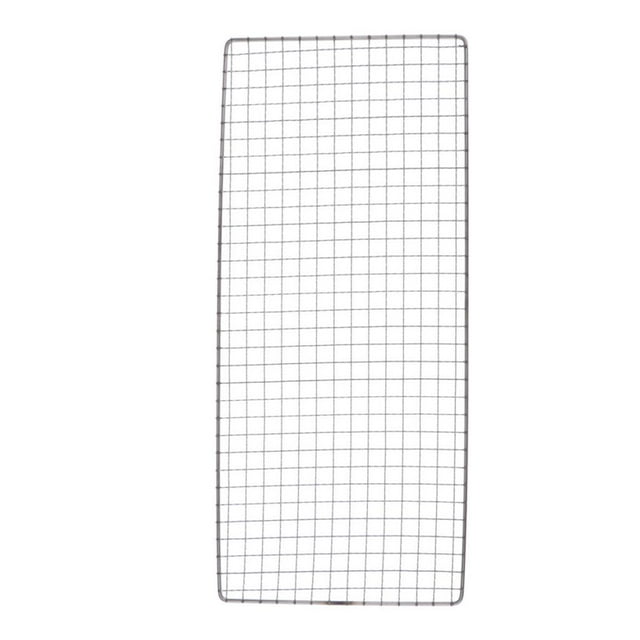 Herramientas de Picnic para Acampar Al Aire Libre de Malla de Alambre de Parrilla de Barbacoa de Red de Acero Inoxidable Sunnimix 19 x 44 cm