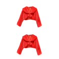 thumbnail image 4 of sweethay Niñas chal capa vestido de fiesta de Navidad hermoso rendimiento Tippet elegante mantener caliente regalo de cumpleaños bonita decoración para sweethay CBP592521, 4 of 6