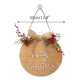 thumbnail image 3 of Navidad tela a cuadros de madera placa de puerta de madera puerta colgante árbol de Navidad decoración colgante Wmkox8yii gf11696, 3 of 9