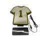 thumbnail image 2 of Letrero luminoso LED con forma de camiseta de fútbol – Luz nocturna acrílica con base y cable de datos para dormitorio, club, hotel o restaurante., 2 of 6