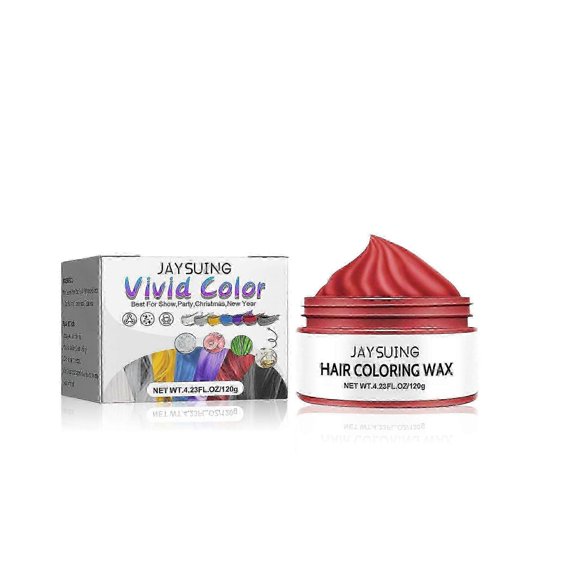 Jaysuing Hair Cream Mild And Easy To Color Trendy Multi-Color Hair Cream - Red |