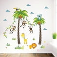 thumbnail image 2 of Elecmotive Jungle Wall Stickers Mural Decals Kids Room Baby Nursery Living Room, 2 of 5