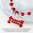thumbnail image 4 of Billuyoard 4 piezas collares de diamantes de imitación para mascotas colgante ajustable joyería collares gargantilla regalo para festival fiesta Type2 NO2, 4 of 6