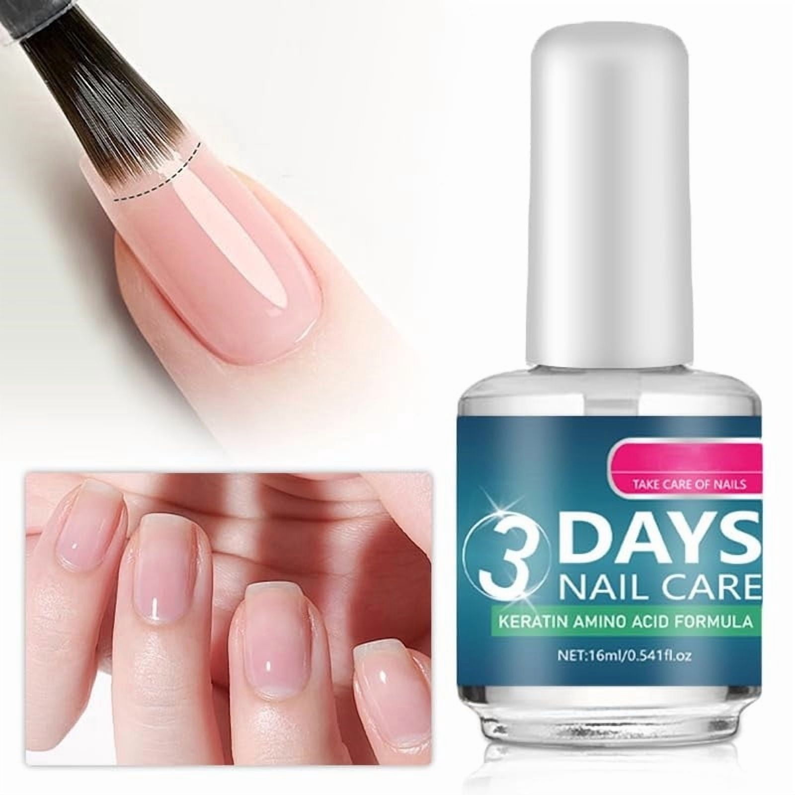 Clear Nail Polish 16ml, Quick Drying Top Coat and Base Coat, Nourishing Nail Care with Long Lasting Shine, Versatile Nail Care Solution