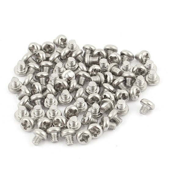 M3 x 3mm 304 Stainless Steel Crosshead  Pan Head Screws Bolt 60pcs