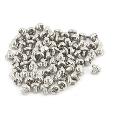 

M3 x 3mm 304 Stainless Steel Crosshead Pan Head Screws Bolt 60pcs