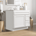 thumbnail image 2 of Vanity Art VA4036-2RW 36 in. Vanity Cabinet with Knockdown, White, 2 of 11