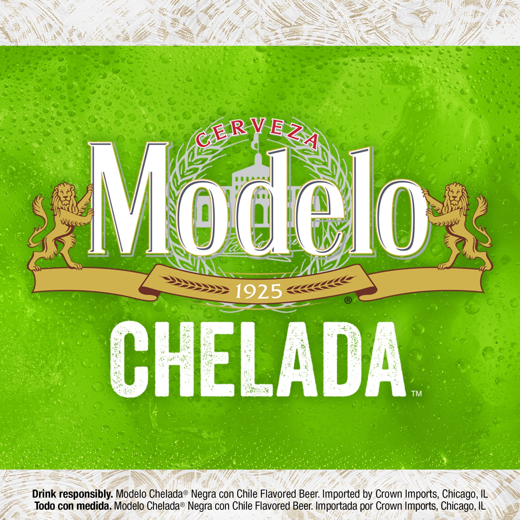 Modelo Chelada Limón y Sal Mexican Import Flavored Beer, 12 pack 12 fl. oz. Cans, 3.5% ABV