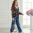 thumbnail image 5 of FUIALDOLG Boys Girls Fleece Hoodies Colorful Mushroom Print Zipper Hoodie Casual Hooded Sweatshirts with Pocket Winter Coat Jacket for Age 8-10 Kids, 5 of 7