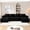 Black, variant on Vanress 124 Inch U Shaped Modular Sectional Sofa, Modern Corduroy Boneless Sofa for Living Room, Upholstered Deep Seat Cloud Sofas Couches, No Assembly Required, Black