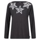 thumbnail image 1 of Regatta - Camiseta Carlene Estrellas de Manga Larga para Mujer (Gris Oscuro), 1 of 3