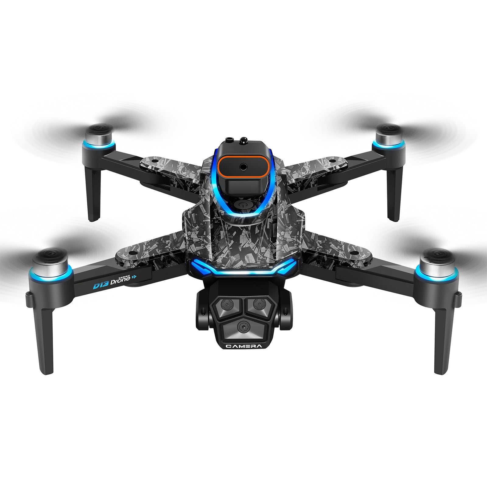 GPS Drone with 4.5 Inch Screen, Folding Body, 360掳intelligent obstacle avoidance, Brushless Motor And Cool LED Lights Drones with Storage Bag, Remote Control Toys Gifts