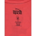 thumbnail image 4 of Freeze Disney Minnie Mouse Red Graphic T-Shirt Color: light red Size: 4 - 5, 4 of 4