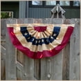 thumbnail image 3 of Paracord Planet's USA Flag Bunting - Pleated 4x2 Feet Hanging American Flag - Several Finish Options, 3 of 4