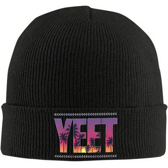 Knitted Hats Vintage Jey USO Yeet Apparel Saying for Women Men Skullies Beanies Winter Hats Warm Cap Outdoor Sport Gift
