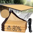 thumbnail image 2 of Sunshade Net for Garden Waterproof  Square Sun Shelter UV Protection Outdoor Canopy Patio Pool Sail Awning Camping Accessories, 2 of 8