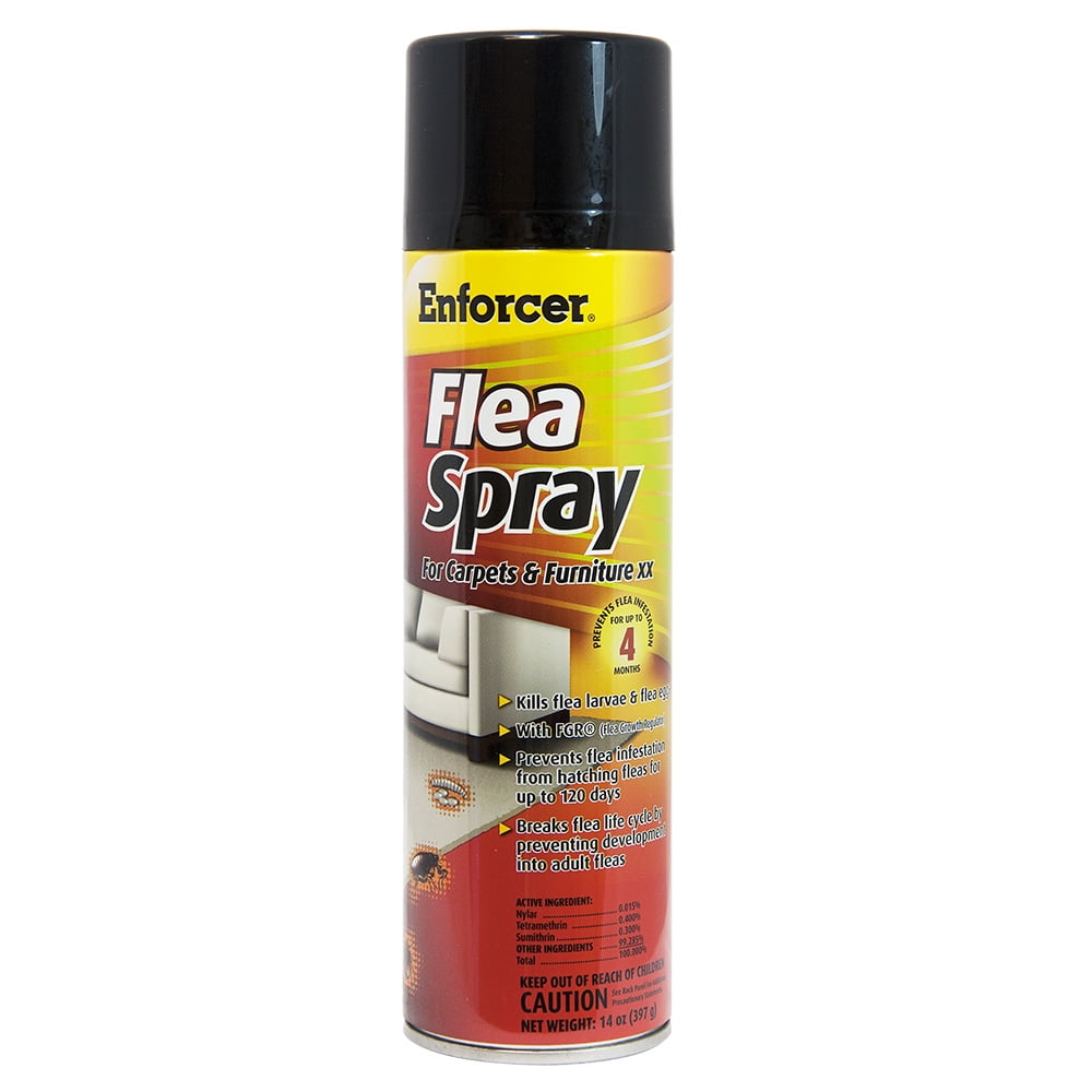 Enforcer Flea Spray for Carpet and Furniture 14 oz