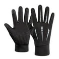 thumbnail image 2 of 1 Pair Winter Gloves Waterproof Windproof Thermal Velvet Lining Gloves Silicone Palm Mittens, 2 of 8