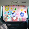 thumbnail image 3 of KY Car Sun Shade for Baby Kids Children 2 Pack Car Side Window Curtain Protector Protects from Sun Glare Heat Blocks UV Rays Glare Car Interior Sun Blocker Blind (Dinosaur), 3 of 8