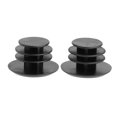 thumbnail image 1 of Tapón de manillar de bicicleta 1 par de tapones para extremos de manillar de bicicleta de montaña piezas de bicicleta (negro) Hugtrwg Para estrenar, 1 of 6