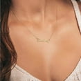thumbnail image 5 of Turandoss Mia Necklace Custom Name Necklace Personalized 14K Gold Plated Mia Customized Necklace Personalized Necklaces Personalized Gifts for Women, 5 of 7