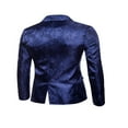 thumbnail image 2 of Men‘s Casual Long Sleeves Slim Fit Formal One Button Suit Blazer Coat Jacket Tops, 2 of 2