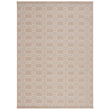 SAFAVIEH Aspect Lue Geometric Area Rug, Natural/Ivory, 8'6" x 12'