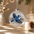 thumbnail image 4 of Christmas Ball Ornaments, 3D Bird Spherical Hanging Decor, Christmas Tree Decoration for Home Party, 4 of 7