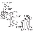 thumbnail image 3 of Defender Security E 2772 Passage Door Latch, 9/32 In. & 5/16 In. Square Drive, Classic Bronze, 3 of 3