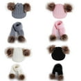 thumbnail image 2 of TELOLY Kids Scarf,Pom-Pom Design Toddler Scarf,Comfortable Touch Pink Scarf,Pink, 2 of 6