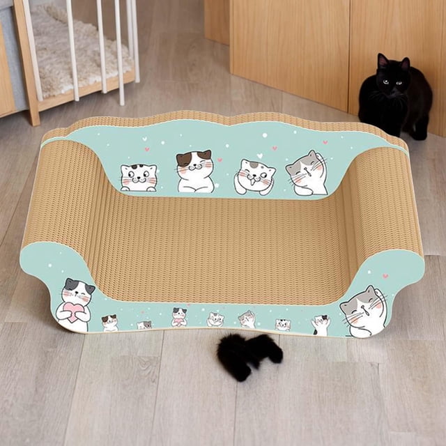 Cama rascadora para gatos, tabla rascadora para gatos, garra abrasiva, sofá para mascotas, tabla rascadora para gatos, nido, sofá para gatos doméstico SG
