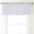 thumbnail image 2 of Nanshing Jess Rod Pocket Embroidered Curtain Valance, Bougainvillea, 54" x 18", 2 of 5
