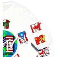 thumbnail image 4 of MTV Mens Long Sleeve Shirt - #TBT Mens 1980's Clothing - I Want My T-Shirt White Flags, XX-Large, 4 of 7