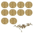thumbnail image 2 of Bisagra de latón mini bisagras antiguas Usos amplios Material de latón Resistencia a la oxidación para caja de madera para joyero ANGGREK Otros, 2 of 8