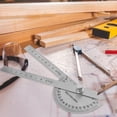 thumbnail image 3 of SHISUYAN Swing Arm Protractor Angle Measuring Tool Woodworking Drawing Protractor Woodworking Tool, 3 of 8