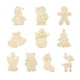 thumbnail image 4 of Colgantes de madera para Navidad, colgantes de madera para árbol de Navidad hechos a mano 10 piezas, 4 of 9