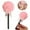Pink, variant on Dusting Powder Puff Lollipop – Soft Microfiber Makeup Puff with Long Ergonomic Handle, Washable Reusable Cosmetic Body Powder Applicator, Lightweight, Blue, 6.7 inch Handle