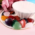 thumbnail image 4 of MATROOY 100pcs Natural Quartz Crystal Healing Heart Gemstone for Home Decor 20x6mm, 4 of 9