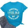 thumbnail image 4 of Sakmal Ladies Tops Under $10 Short Sleeve Crew Neck Quotes T-Shirts T Shirts for Women, 4 of 6