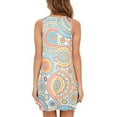 thumbnail image 6 of IROINNID Women's Shift Dress Fashion Sleeveless Summer Casual Loose Tank Dress Prints Drop Waist Dress, 6 of 6