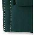 thumbnail image 6 of Christopher Knight Home Octavia Contemporary Fabric Swivel Chair, Green, Black 31.25D x 30.25W x 31.25H in, 6 of 8
