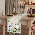 thumbnail image 2 of Table Runners 70 Inches Long Dress Scarves, Easter Farmhouse Coffee/Dining/Kitchen Table Decor, Holiday Table Runner, Spring Gnomes Bunny Butterfly Duck Floral Plaid 13x70 Inch, 2 of 9