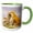 Green/White, variant on 3drose, Colorado, Breckenridge. Red Foxes - Us06 Bja0058 - Jaynes Gallery, 11oz Two-tone Black Mug