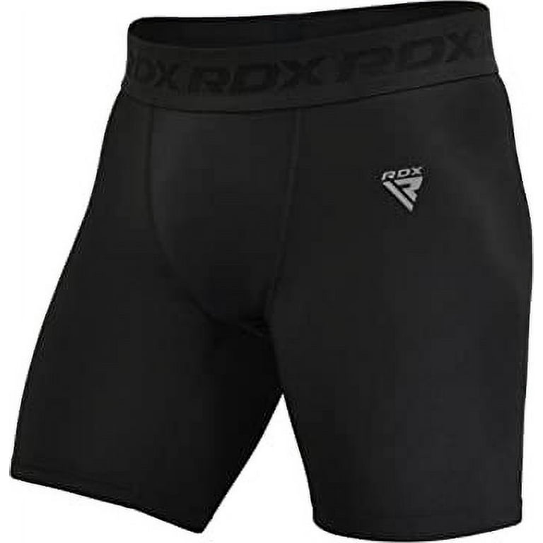 RDX MMA Compression Shorts, Lightweight Trunks for Kick boxing