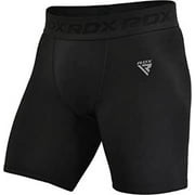 RDX MMA Compression Shorts, Lightweight Trunks for Kick boxing Training Cage Fighting Muay Thai BJJ Grappling and Combat Sports, Base Layer Short for Fitness Running Exercise Bodybuilding Workout