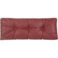 thumbnail image 2 of The Gripper Non-Slip Tufted Bench Cushion for Indoor Furniture, Entryway Storage, Bay Window, Corner Nook or Piano Seat, 43 Inches, Flame, 2 of 6
