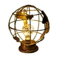 thumbnail image 2 of Iron Table Lamp | Decorative LED Night Light with Wrought Iron Frame for Bedside or Holiday Decor | Battery or USB Operated Warm White Light, 2 of 6