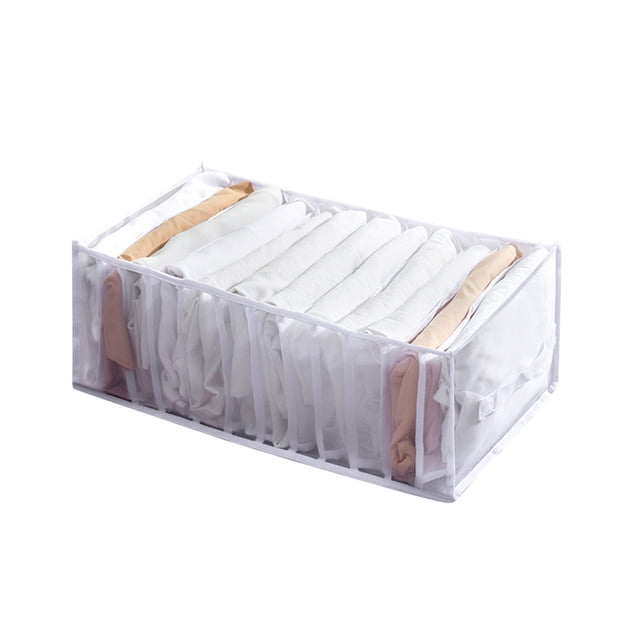 Under 10 Home Textile Storage Mesh Clothes Storage Box Trouser Compartment Storage Box Drawer Compartment Bag